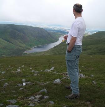 View from Ben Chonzie down Glen Turret